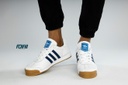 Adidas Samoa White &amp; BLUE