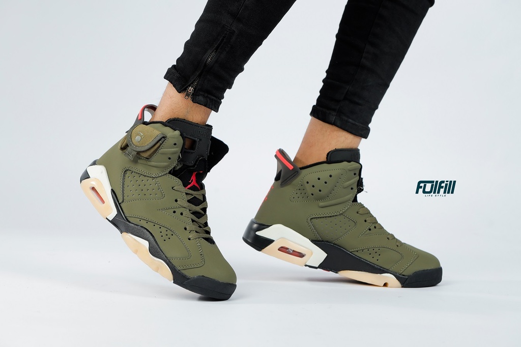 Jordan 6 TRAVIS Dark Green