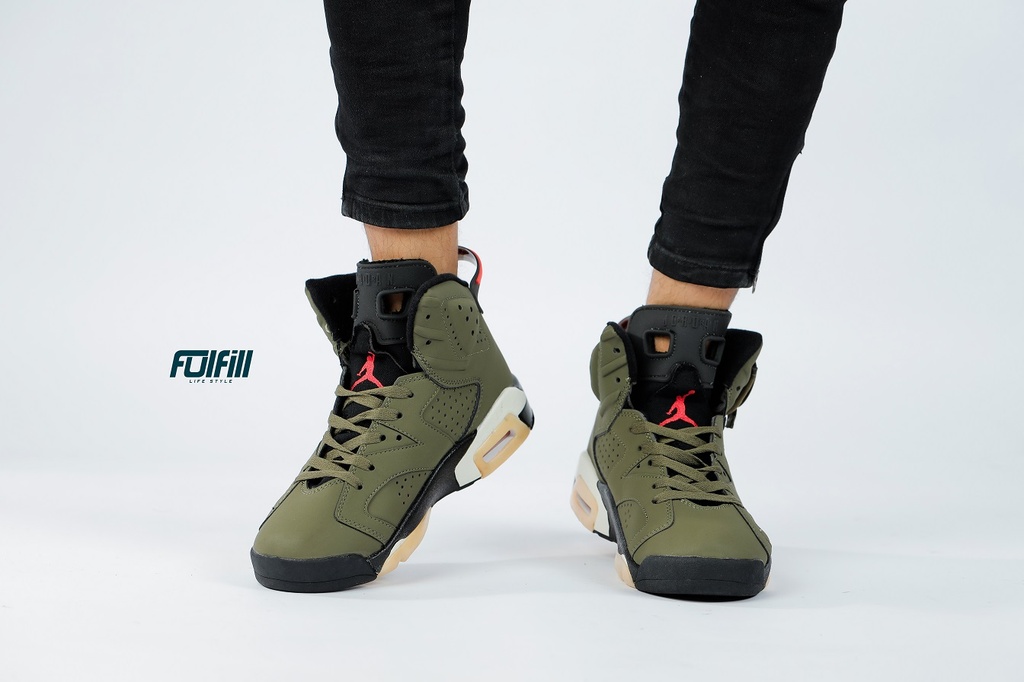 Jordan 6 TRAVIS Dark Green