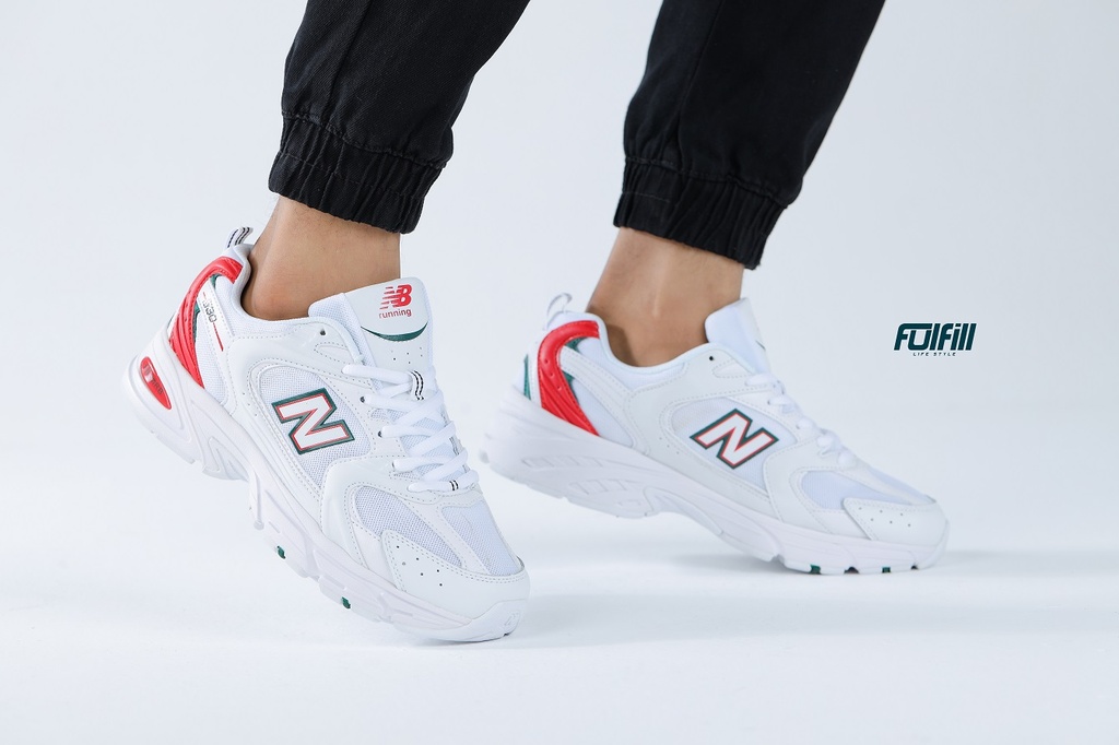New Balance 530 White - Red