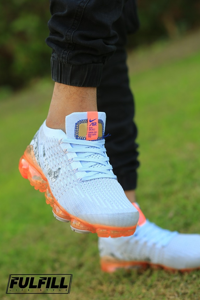 Nike VaporMax FK-3 White-Light Orange