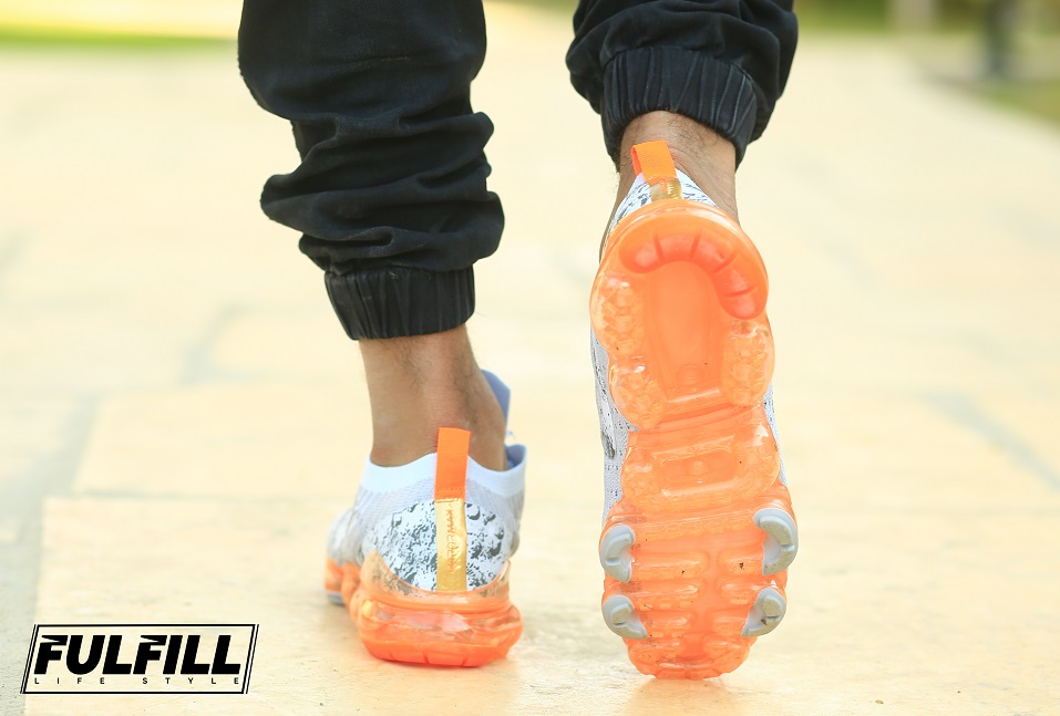Nike VaporMax FK-3 White-Light Orange