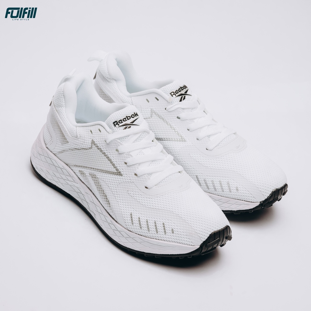 Reebok White Silver