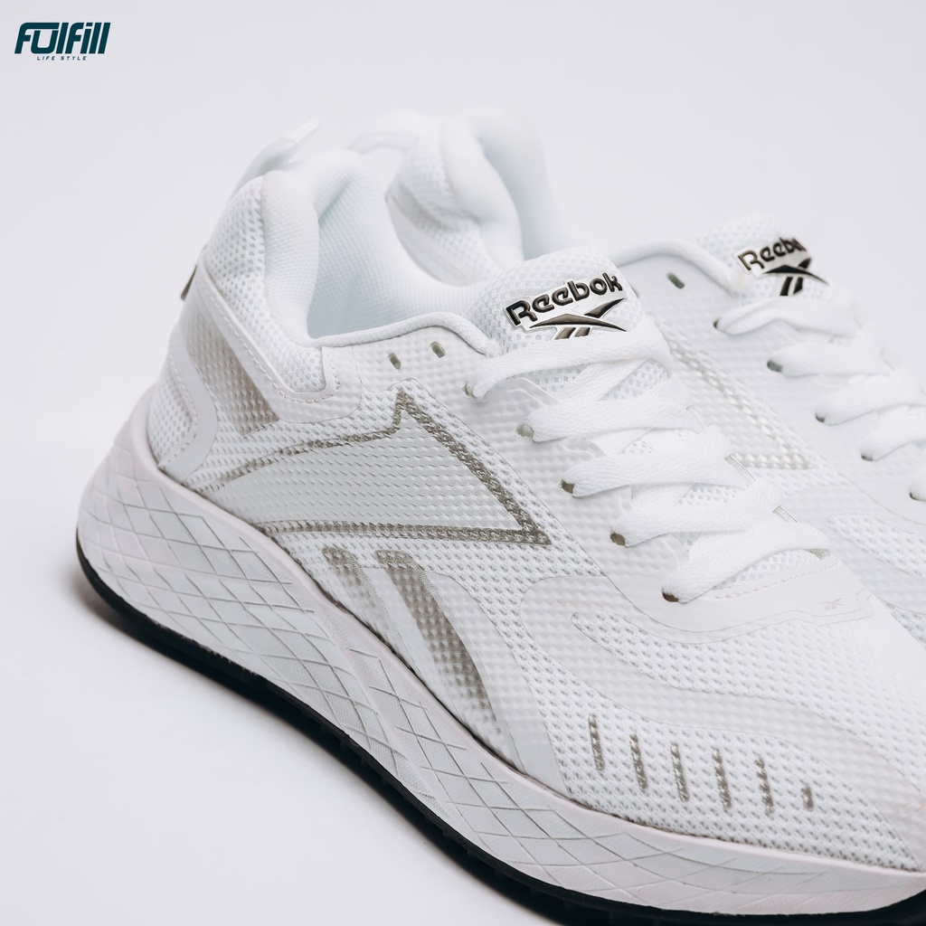 Reebok White Silver