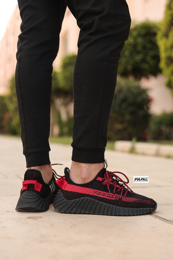 lejr Latter En eller anden måde Adidas Yeezy Boost V2 250 Black-Red | FULFILL