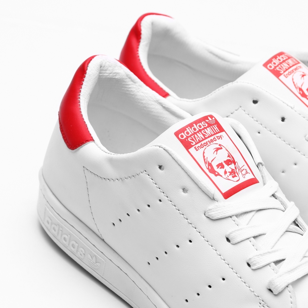 Adidas Stanll Smith White - Red