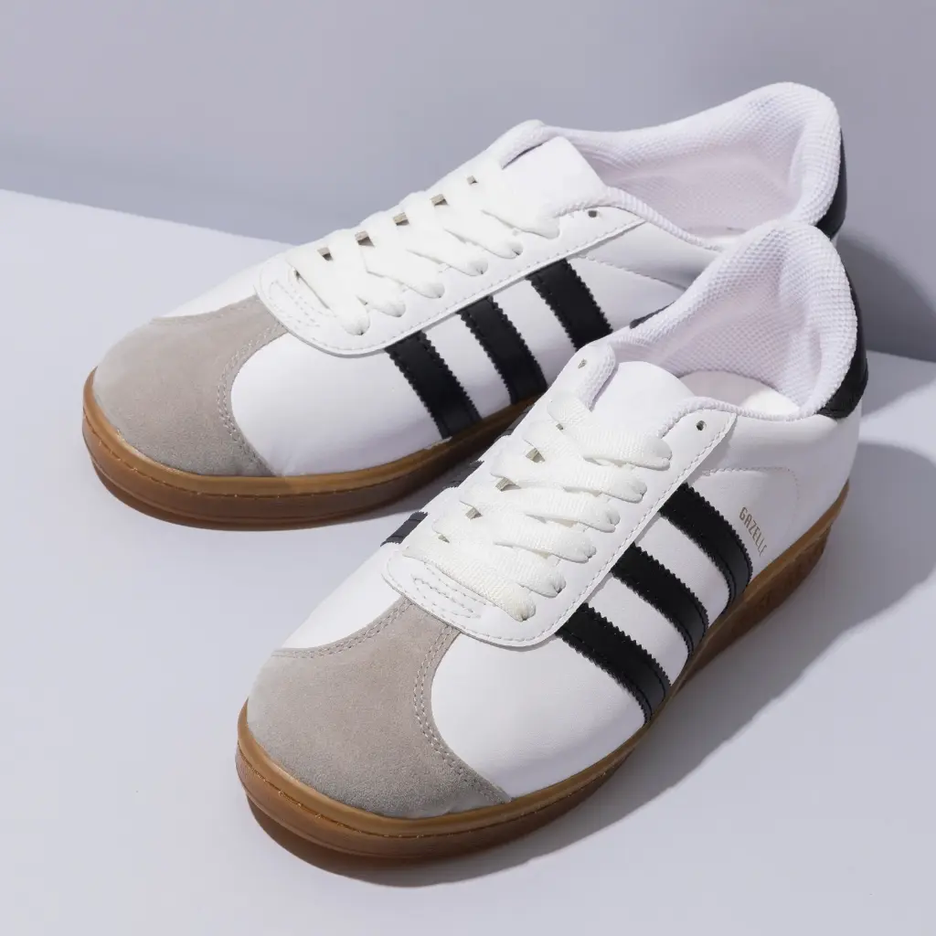 Adidas Gazelle White Black
