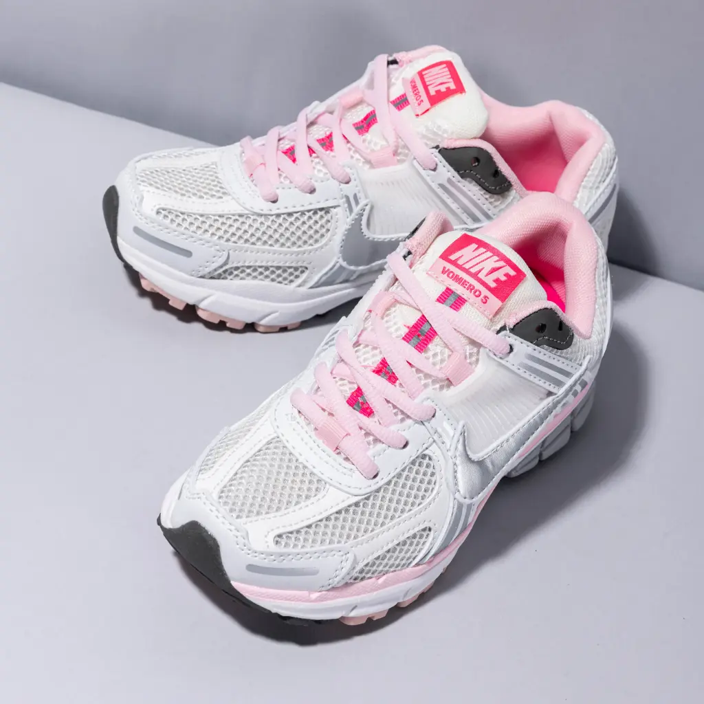 Nike ZOOM VOMERO 5 METALLIC White-pink