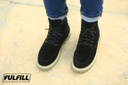 High Neck Leather Black