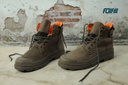 High Neck Leather Dark Grey