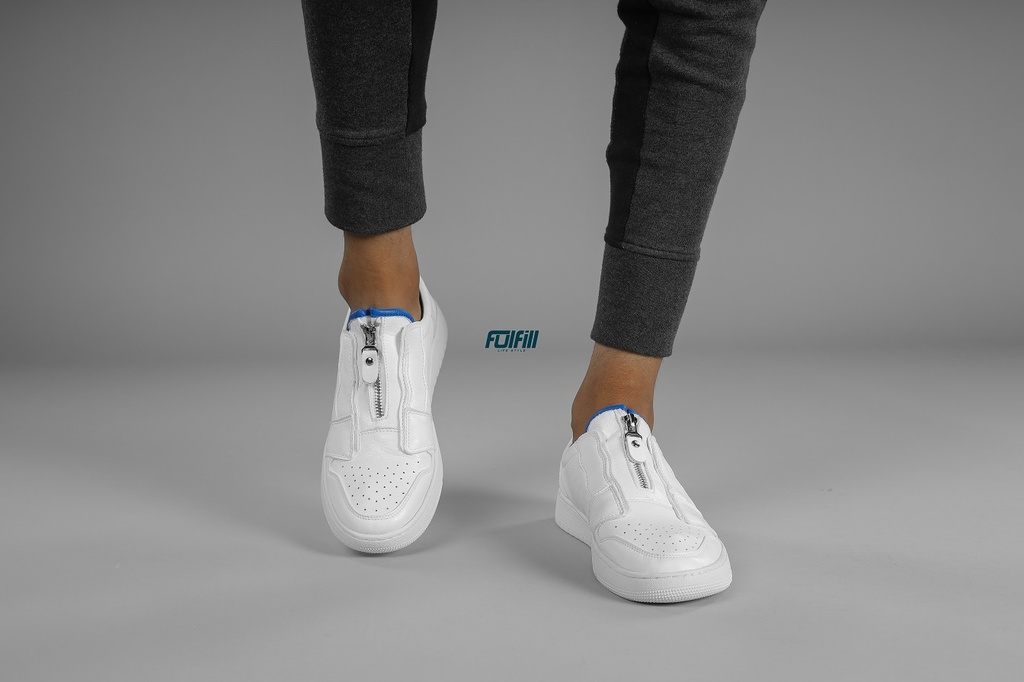 Sneaker shoes White - Blue