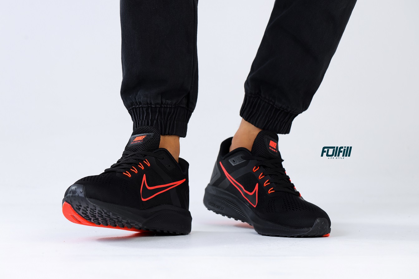 Nike Zoom Structure 24 Black Orange (40)