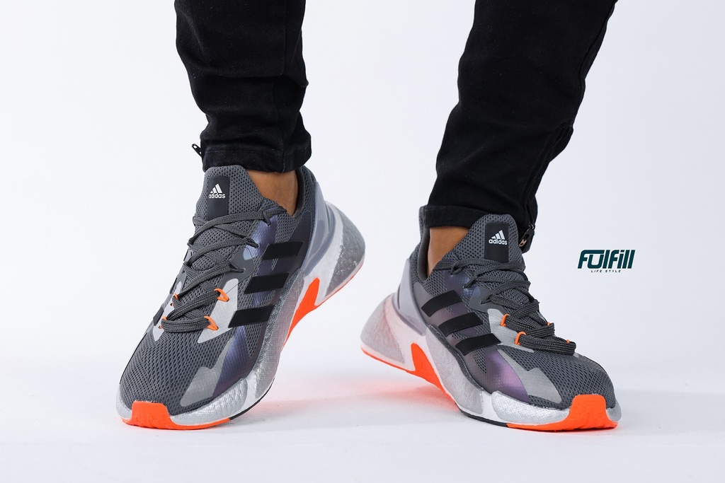 Adidas Wmns X9000 L4 Crystal Grey Orange