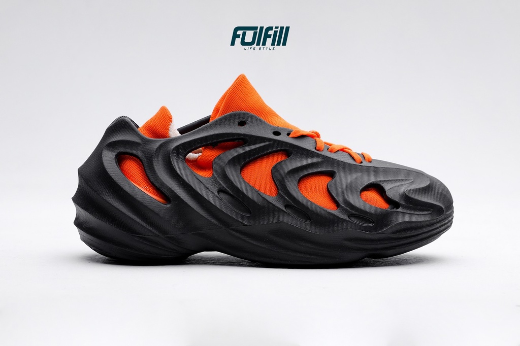 Adidas ADIFOM Q SHOES Black Orange