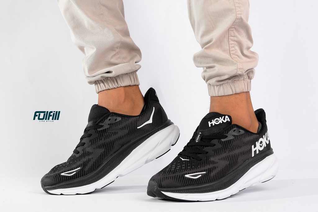 HOKA Black White