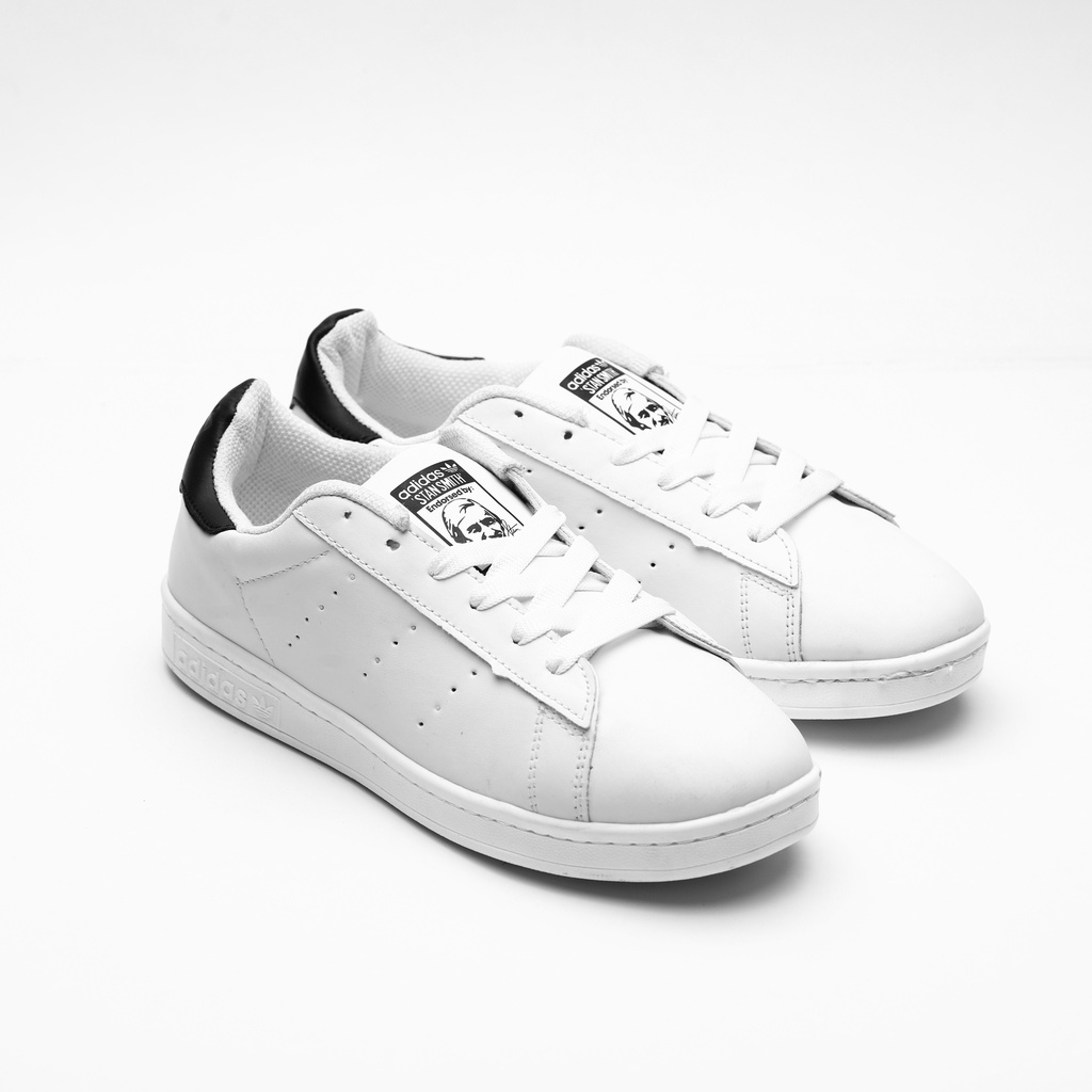 [ASllSWB041] Adidas Stanll Smith White - Black (41 1/3)