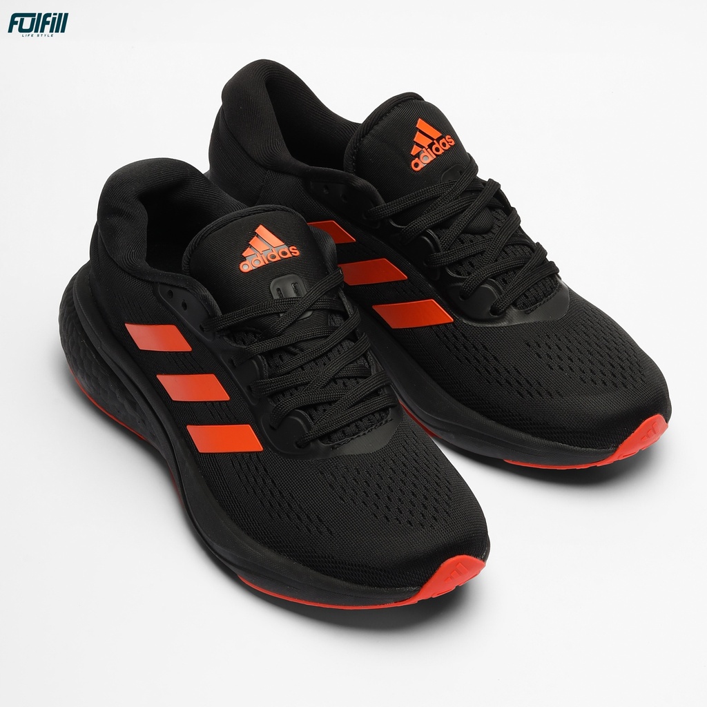 Adidas Supernova Running Shoes Black Orange New Men's Black/Orange