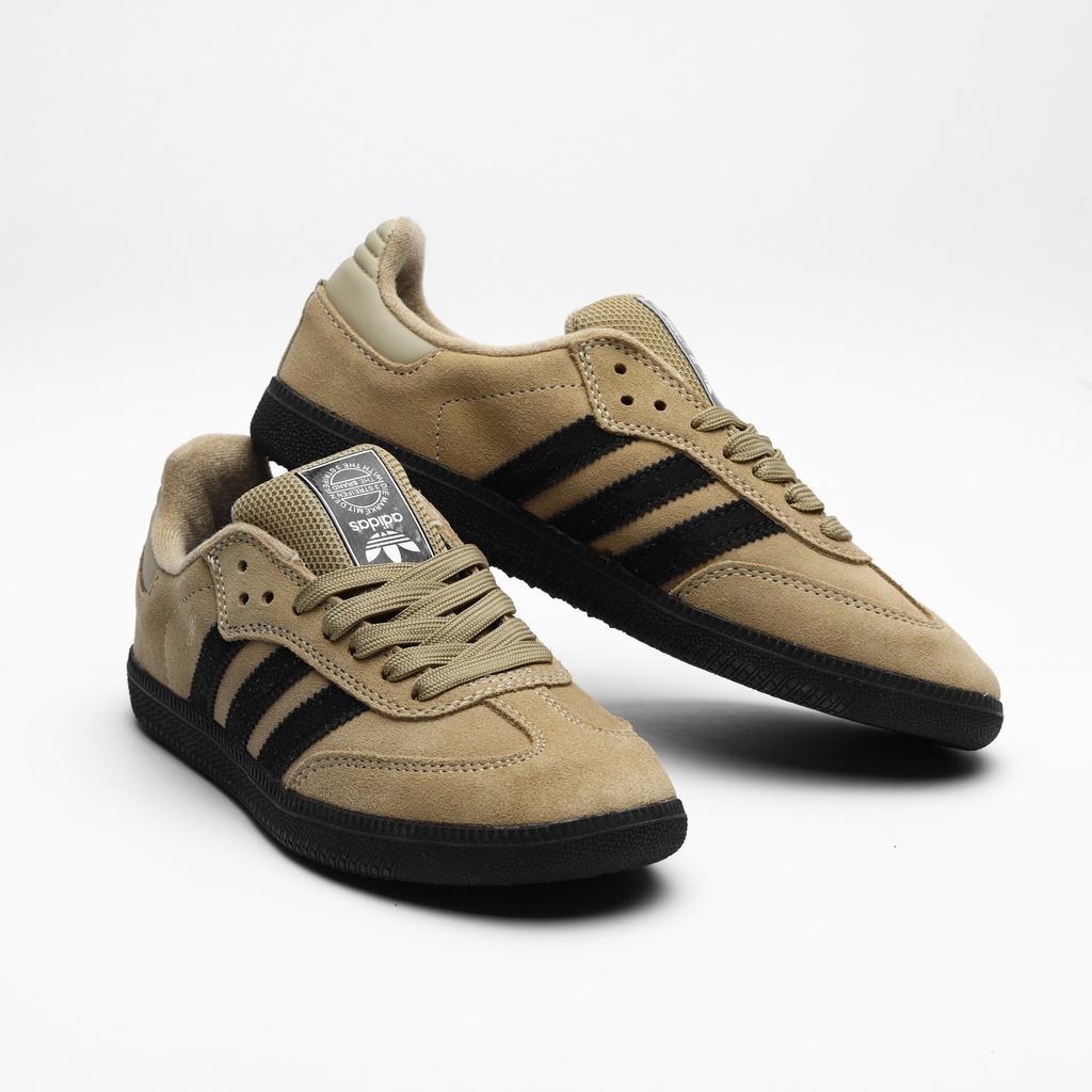 Adidas SAMBA OG Shoes Beige-Black