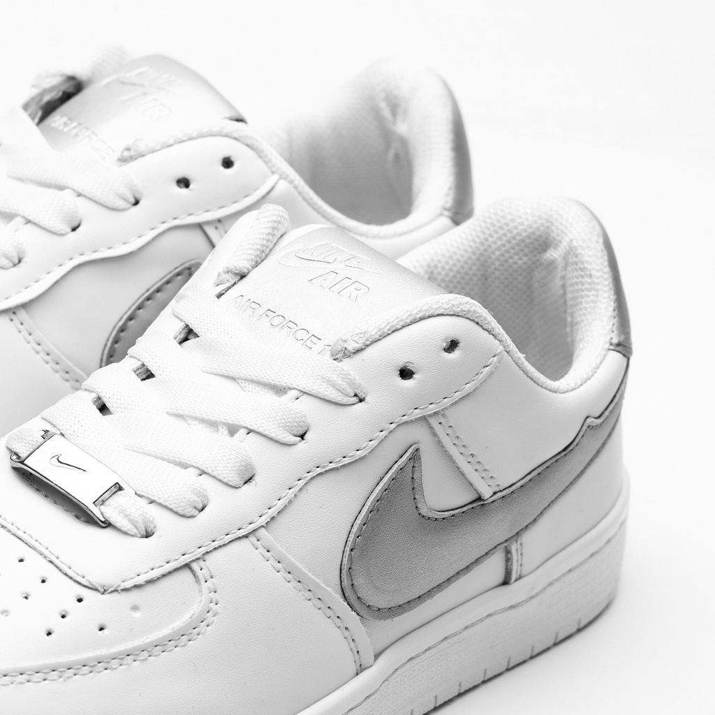 靴 NIKE W AIR FORCE 1 SILVER WHITE 25cm AiR FORCE White SiLVER | FulFill