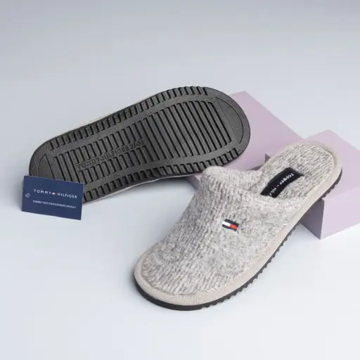 Tommy fru Slipper Grey