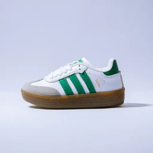 Adidas SAMBA White - Green babe 
